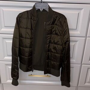 Lululemon Olive Green Bomber Jacket